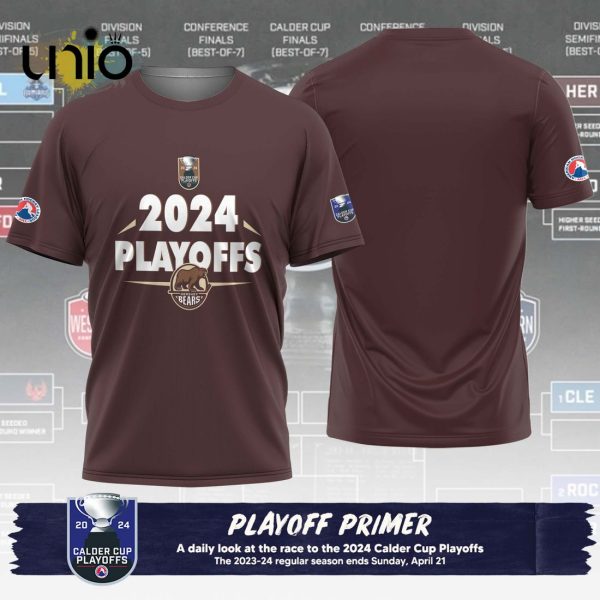 Custom Hershey Bears Playoffs Primer Hoodie 3D