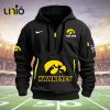 Custom Iowa Hawkeyes Football NCAA Navy Hoodie