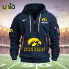 Custom Iowa Hawkeyes Football NCAA Black Hoodie