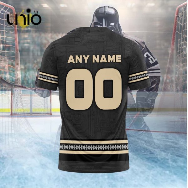 Custom Iowa Wild 2024 AHL Black Hoodie 3D