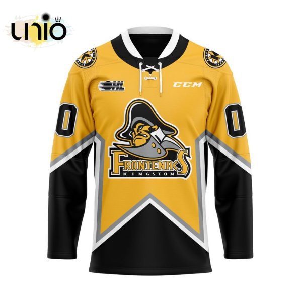 Custom Kingston Frontenacs Reverse Retro Pattern Hockey Jersey