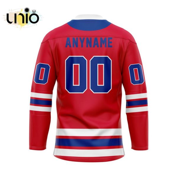 Custom Kitchener Rangers Reverse Retro Pattern Hockey Jersey