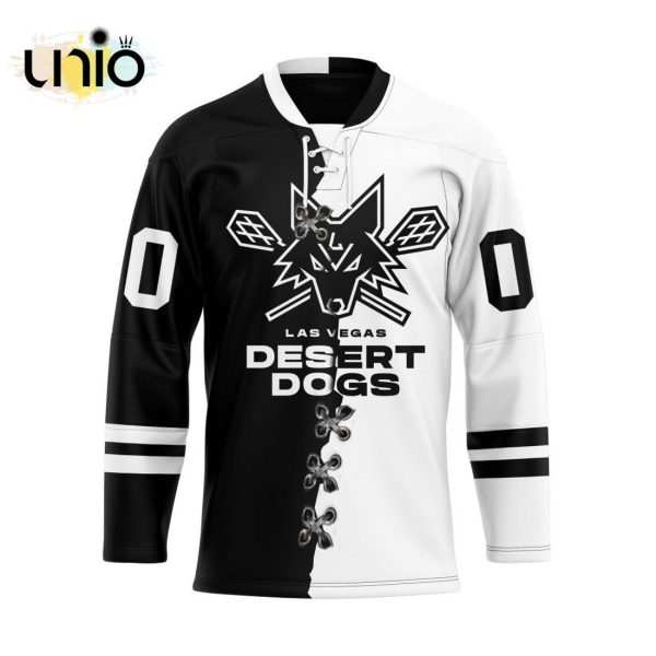 Custom Las Vegas Desert Dogs Mix Home And Away Team Hockey Jersey