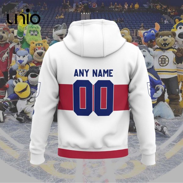 Custom Laval Rocket 2024 AHL White Hoodie 3D