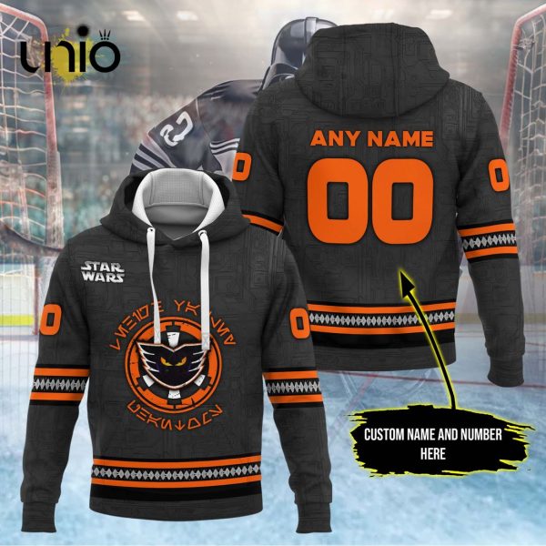 Custom Lehigh Valley Phantoms 2024 AHL Grey Hoodie 3D