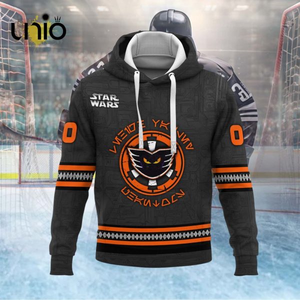 Custom Lehigh Valley Phantoms 2024 AHL Grey Hoodie 3D