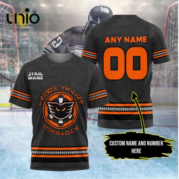 Custom Lehigh Valley Phantoms 2024 AHL Grey Hoodie 3D