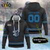 Custom Ontario Reign 2024 AHL Black Hoodie 3D