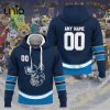 Custom Manitoba Moose 2024 AHL White Hoodie 3D