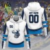 Custom Milwaukee Admirals 2024 AHL Black Hoodie 3D