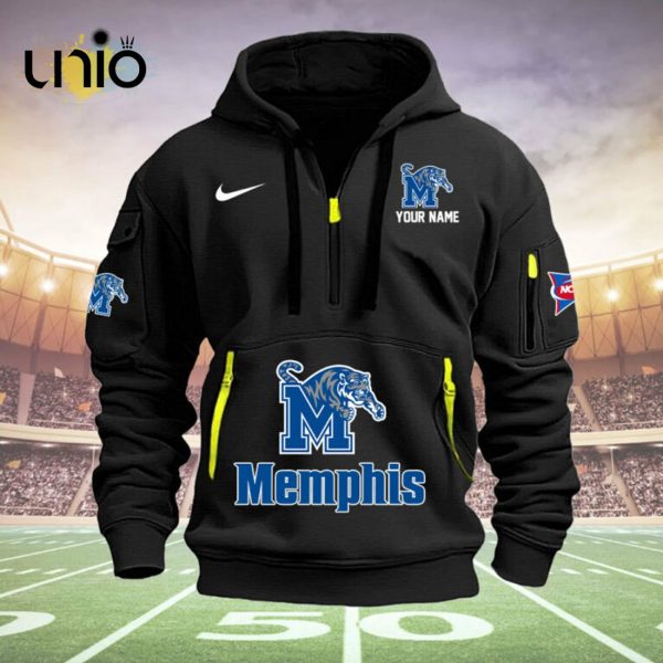 Custom Memphis Tigers Football NCAA Black Hoodie