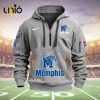 Custom Memphis Tigers Football NCAA Navy Hoodie