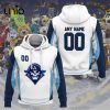 Custom Rochester Americans 2024 AHL Navy Hoodie 3D