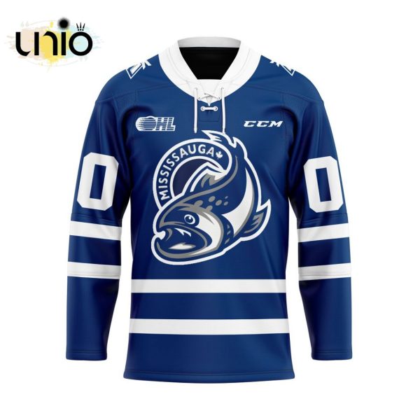 Custom Mississauga Steelheads Home Hockey Jersey