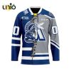 Custom Mississauga Steelheads Reverse Retro Pattern Hockey Jersey