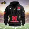 Custom Nebraska Cornhuskers Football NCAA Grey Hoodie