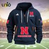 Custom Nebraska Cornhuskers Football NCAA Grey Hoodie