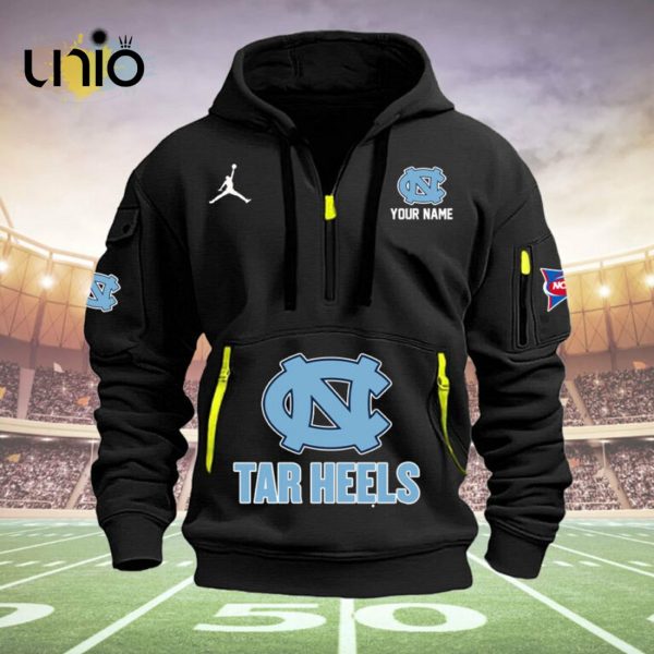 Custom North Carolina Tar Heels Football NCAA Black Hoodie