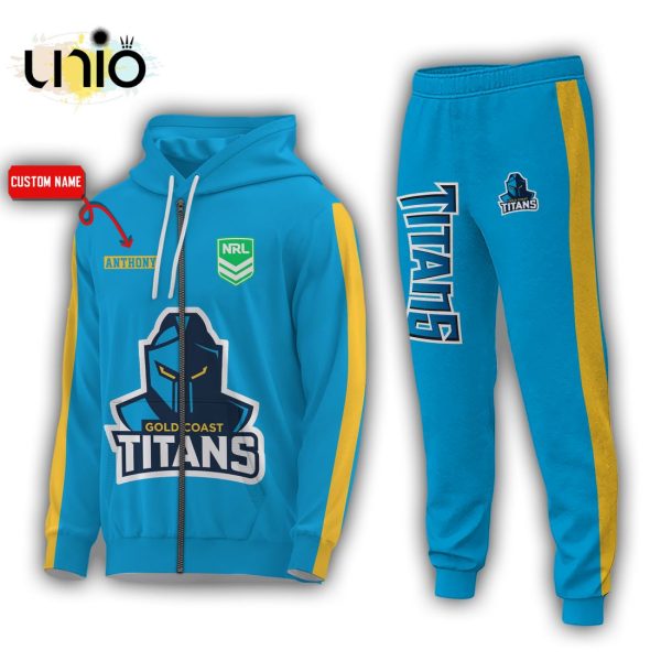 Custom NRL Gold Coast Titans Sport Hoodie, Jogger Limited Edition