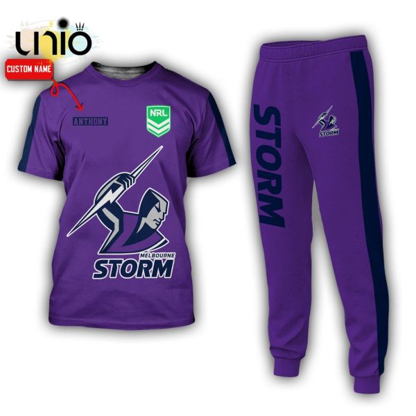 Custom NRL Melbourne Storm Sport Hoodie, Jogger Limited Edition