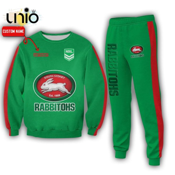 Custom NRL South Sydney Rabbitohs Sport Hoodie, Jogger Limited Edition