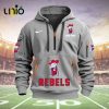 Custom Ole Miss Rebels Football NCAA Navy Hoodie