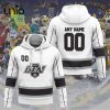 Custom Providence Bruins 2024 AHL Black Hoodie 3D