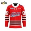 Custom Oshawa Generals Away Hockey Jersey