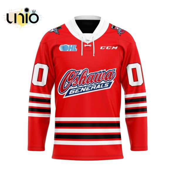 Custom Oshawa Generals Home Hockey Jersey