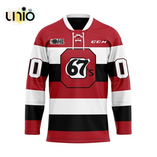 Custom Ottawa 67’s Home Hockey Jersey