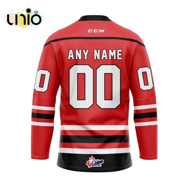 Custom Owen Sound Attack Home Hockey Jersey