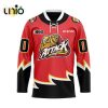 Custom Peterborough Petes Reverse Retro Pattern Hockey Jersey