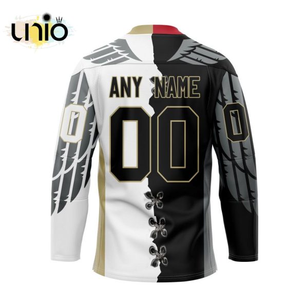 Custom Philadelphia Wings Mix Home And Away Team Hockey Jersey