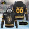 Custom Providence Bruins 2024 AHL Playoffs Black Hoodie 3D