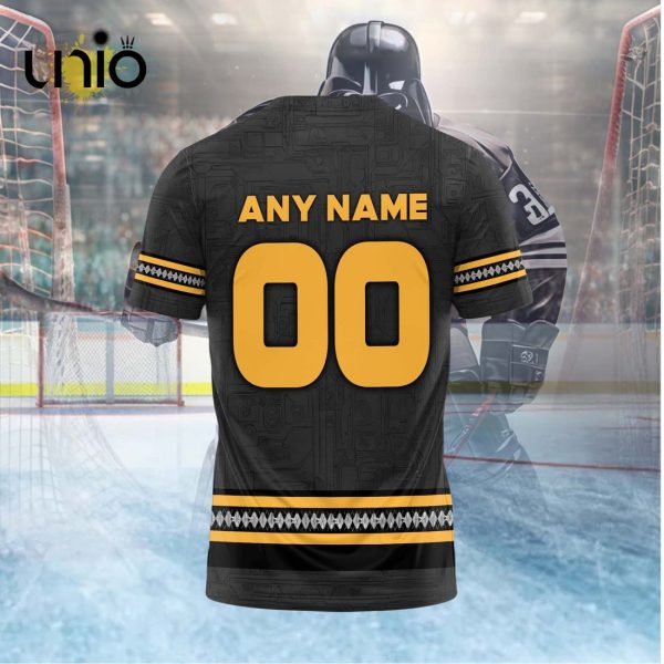 Custom Providence Bruins 2024 AHL Grey Hoodie 3D