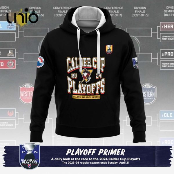 Custom Providence Bruins 2024 AHL Playoffs Black Hoodie 3D