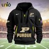 Custom Purdue Boilermakers Football NCAA Grey Hoodie