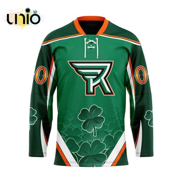 Custom Rochester Knighthawks Team Hockey Jersey For St.Patrick Day