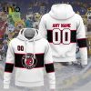 Custom Rockford IceHogs 2024 AHL Grey Hoodie 3D