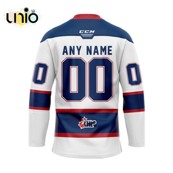 Custom Saginaw Spirit Away Hockey Jersey