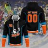 Custom Rockford IceHogs 2024 AHL White Hoodie 3D