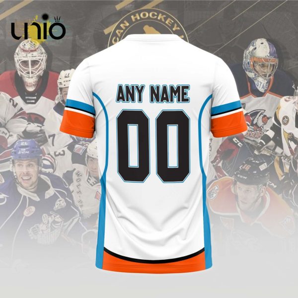 Custom San Diego Gulls 2024 AHL White Hoodie 3D