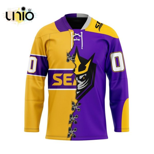 Custom San Diego Seals Mix Retro And Home Hockey Jersey