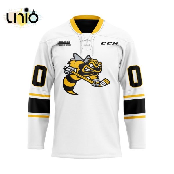 Custom Sarnia Sting Away Hockey Jersey