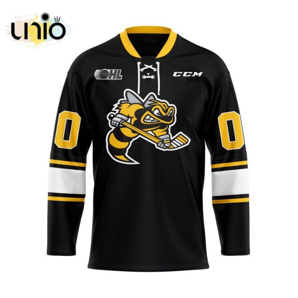 Custom Sarnia Sting Home Hockey Jersey