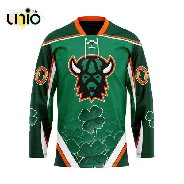 Custom Saskatchewan Rush Team Hockey Jersey For St.Patrick Day