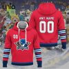 Custom Texas Stars 2024 AHL White Hoodie 3D