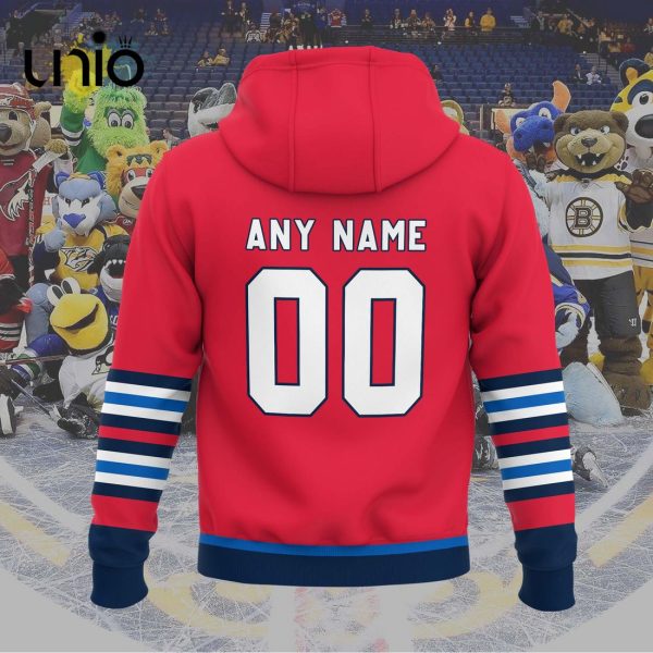 Custom Springfield Thunderbirds 2024 AHL Red Hoodie 3D