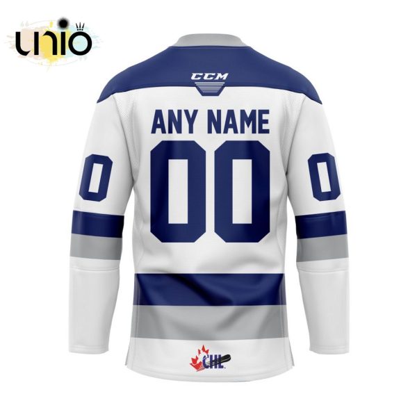 Custom Sudbury Wolves Away Hockey Jersey