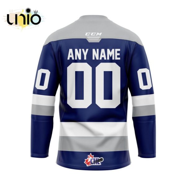 Custom Sudbury Wolves Home Hockey Jersey